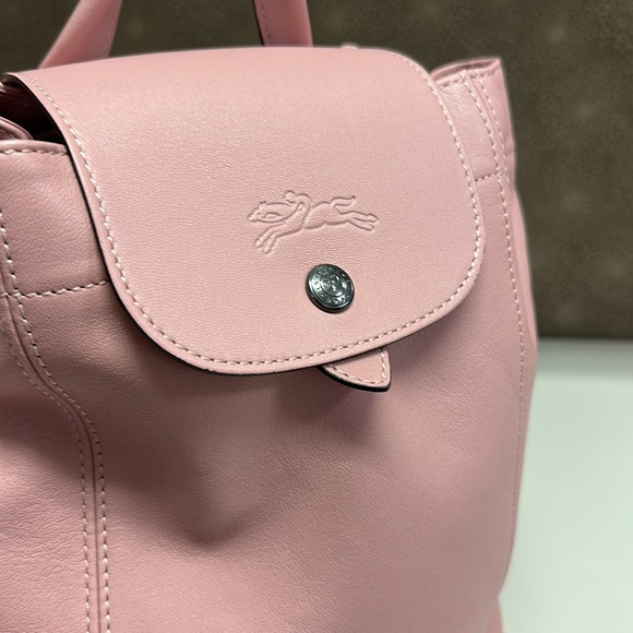 🔥🔥🔥NEW Authentic Longchamp Le Pliage Cuir Leather Backpack - Picture 12 of 15